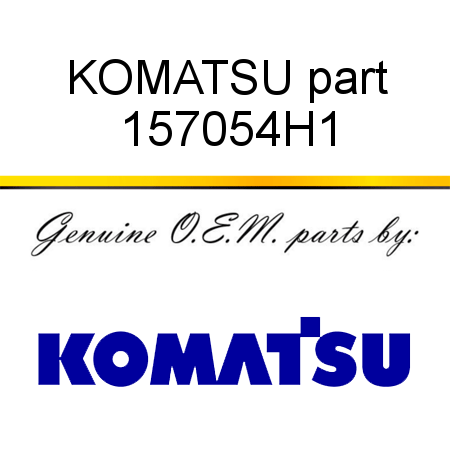 KOMATSU part 157054H1