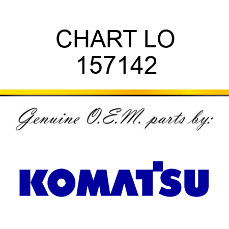 CHART LO 157142