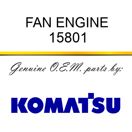FAN, ENGINE 15801