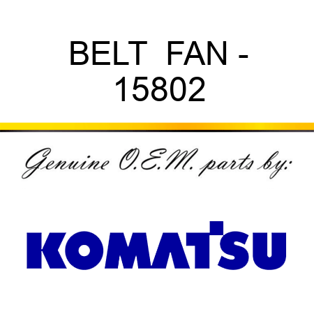 BELT  FAN - 15802