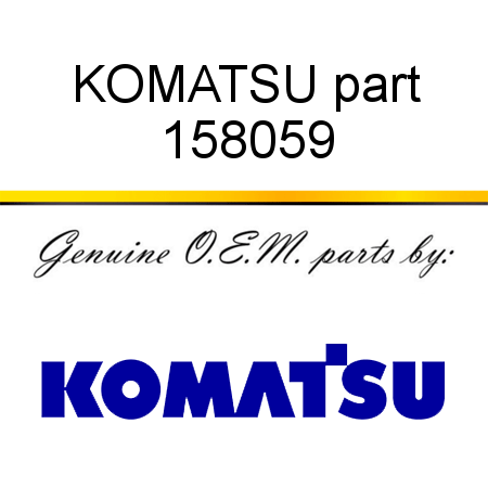 KOMATSU part 158059