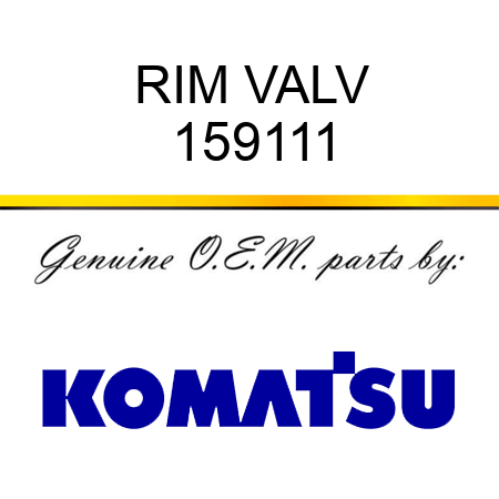 RIM VALV 159111
