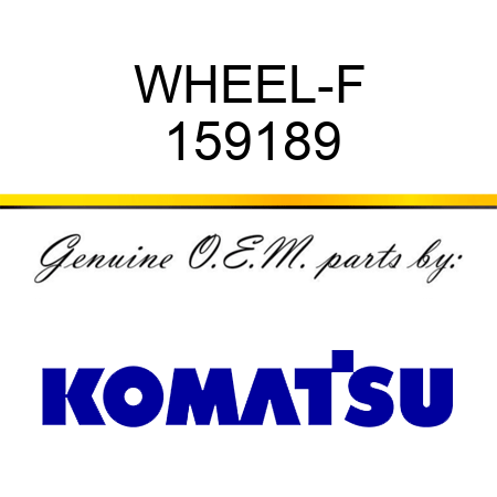 WHEEL-F 159189