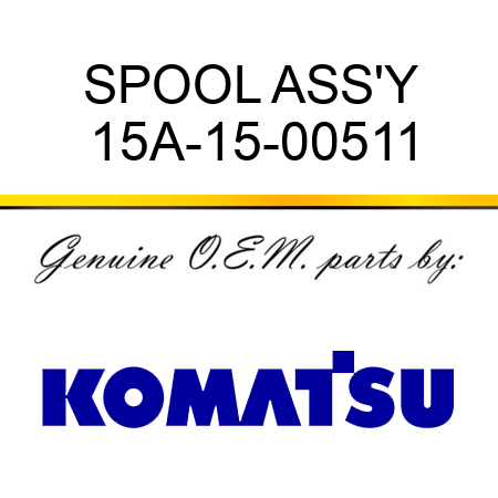 SPOOL ASS'Y 15A-15-00511