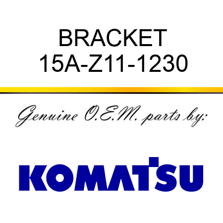 BRACKET 15A-Z11-1230