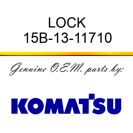 LOCK 15B-13-11710