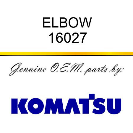ELBOW, 16027