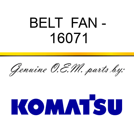 BELT  FAN - 16071
