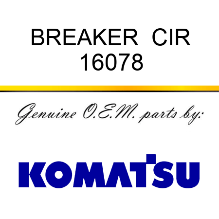 BREAKER  CIR 16078