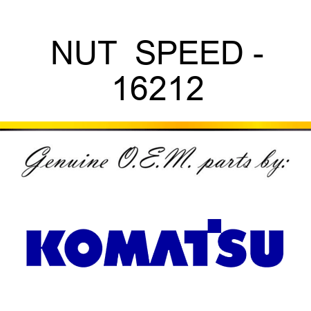 NUT  SPEED - 16212