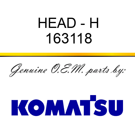 HEAD - H 163118