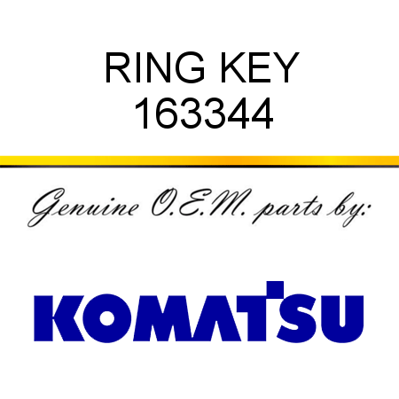 RING, KEY 163344