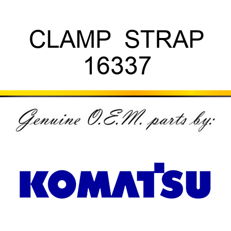 CLAMP  STRAP 16337