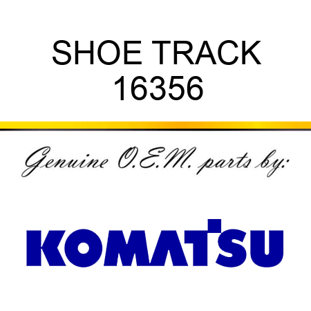 SHOE, TRACK 16356