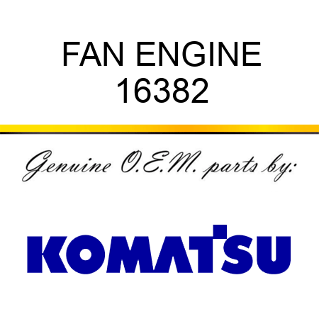 FAN, ENGINE 16382