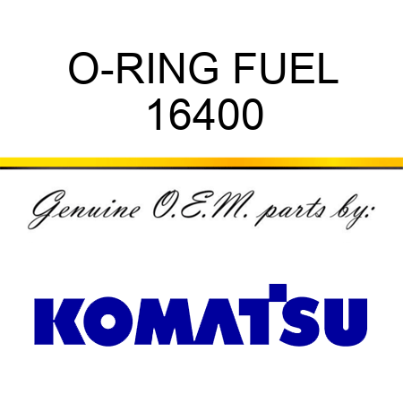 O-RING, FUEL 16400