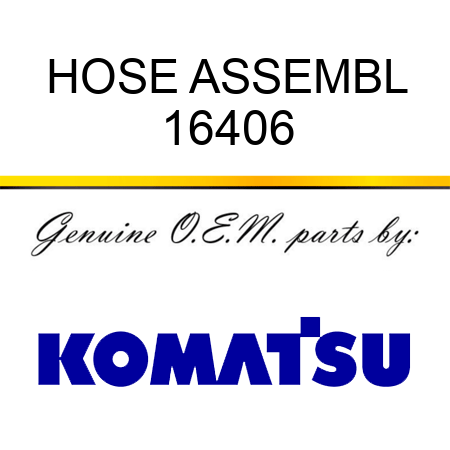 HOSE ASSEMBL 16406