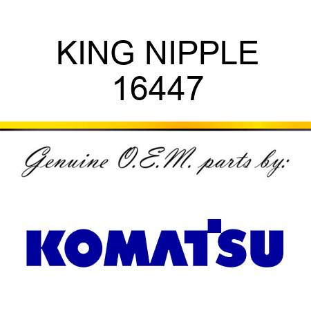 KING NIPPLE, 16447