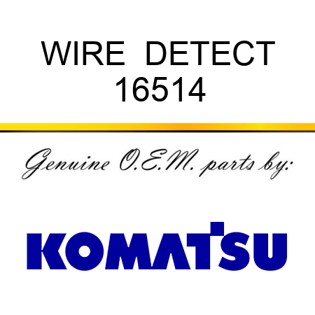 WIRE  DETECT 16514