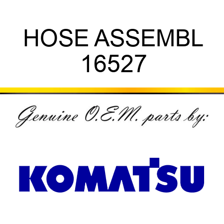 HOSE ASSEMBL 16527