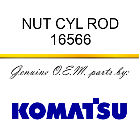 NUT, CYL ROD 16566