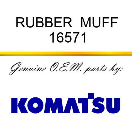 RUBBER  MUFF 16571