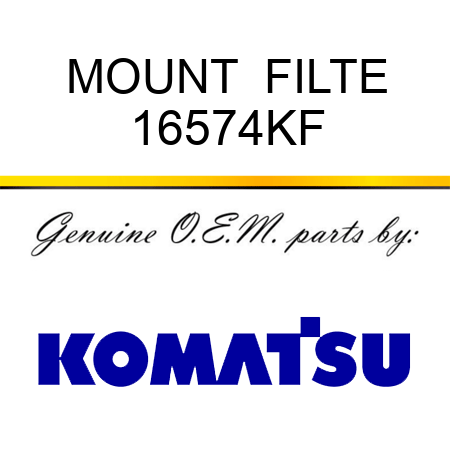 MOUNT  FILTE 16574KF