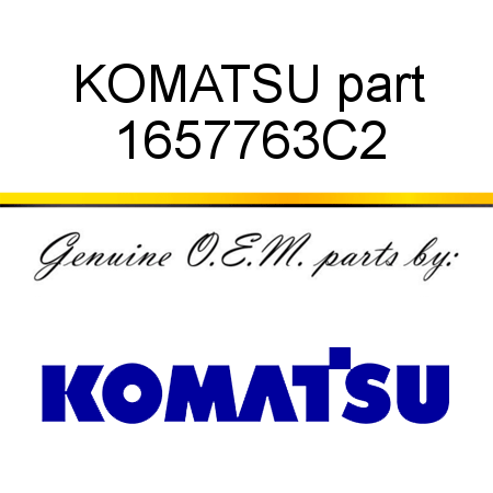 KOMATSU part 1657763C2