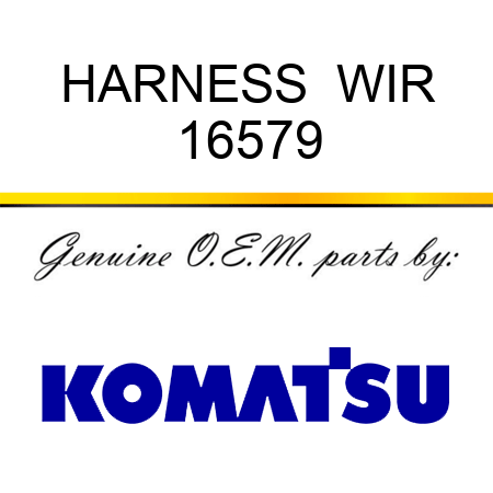 HARNESS  WIR 16579