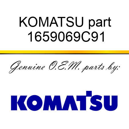 KOMATSU part 1659069C91