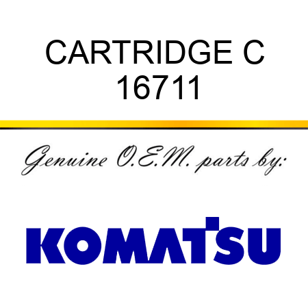 CARTRIDGE, C 16711
