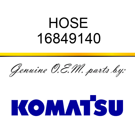 HOSE 16849140