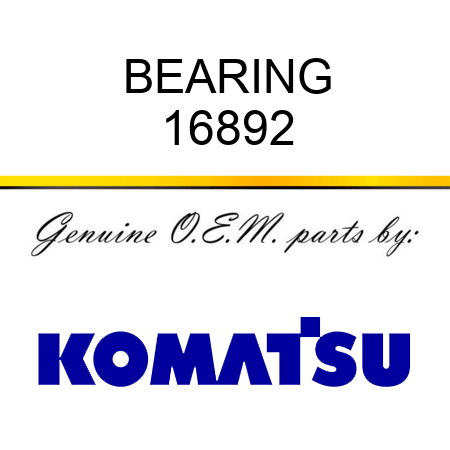 BEARING 16892