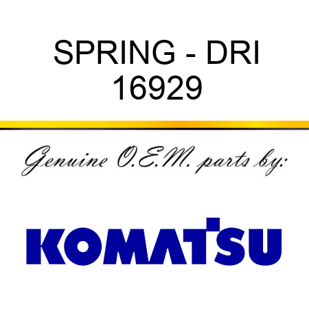 SPRING - DRI 16929