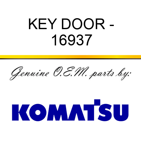 KEY, DOOR - 16937