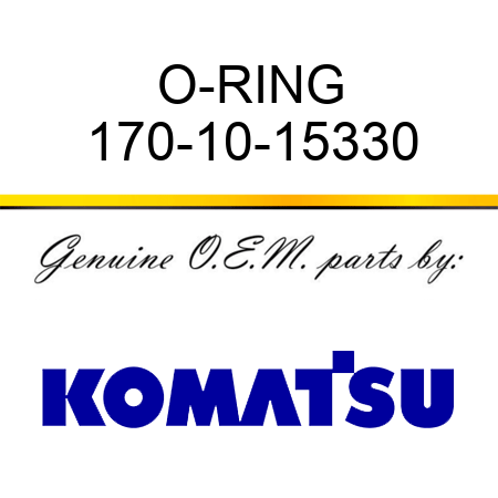 O-RING 170-10-15330