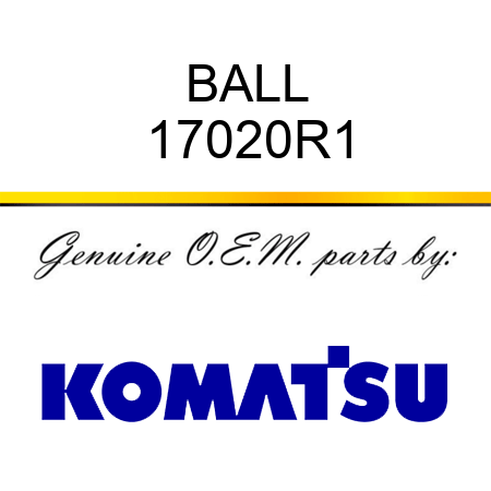 BALL 17020R1