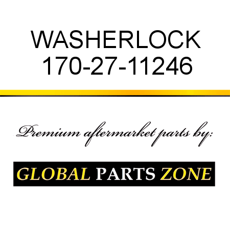 WASHER,LOCK 170-27-11246