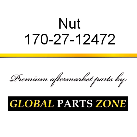 Nut 170-27-12472