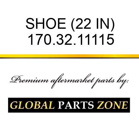 SHOE (22 IN) 170.32.11115