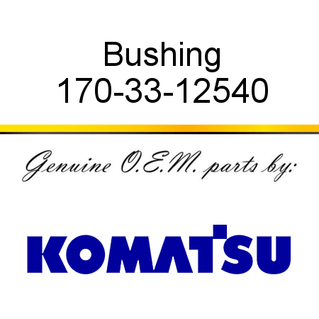 Bushing 170-33-12540