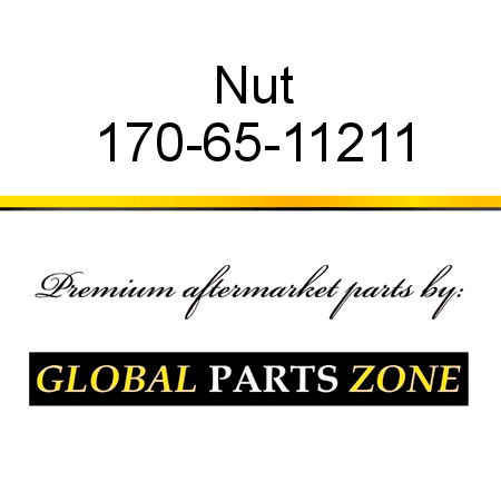 Nut 170-65-11211