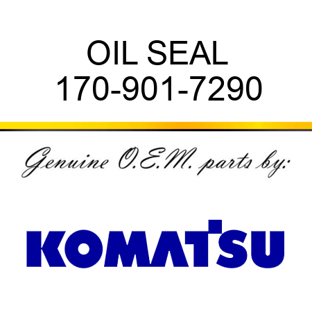 OIL SEAL 170-901-7290