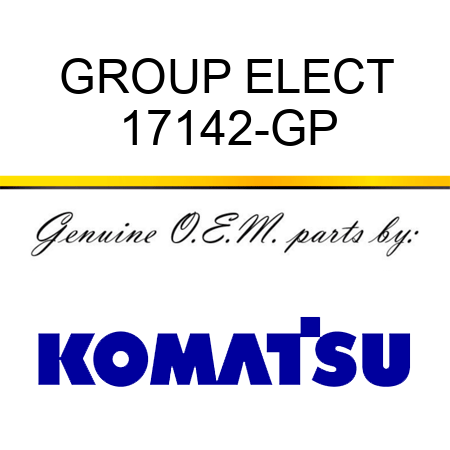 GROUP, ELECT 17142-GP