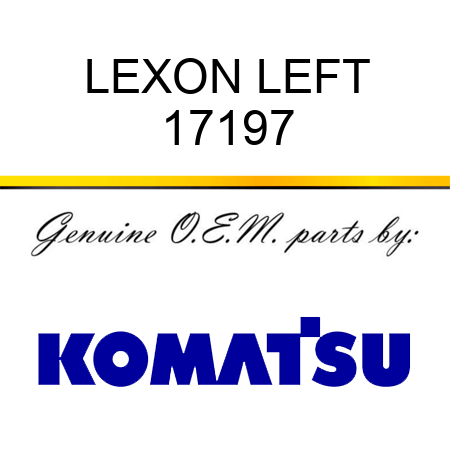 LEXON, LEFT 17197