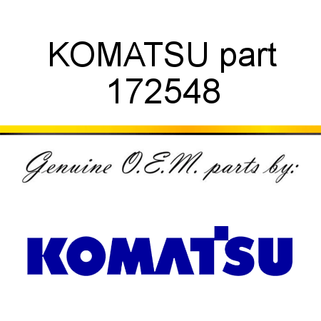 KOMATSU part 172548