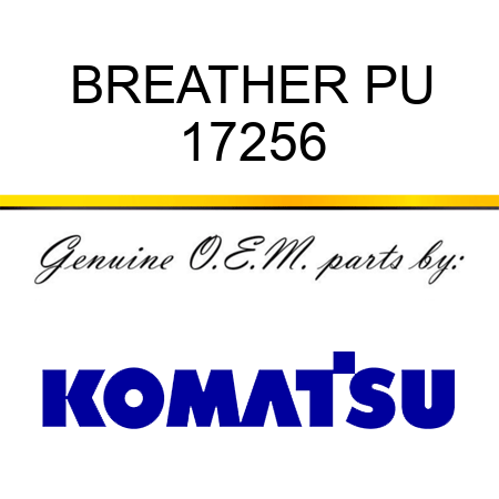 BREATHER, PU 17256