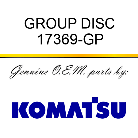 GROUP, DISC 17369-GP