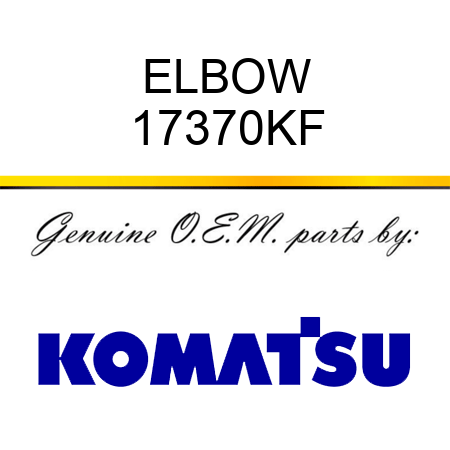 ELBOW, 17370KF