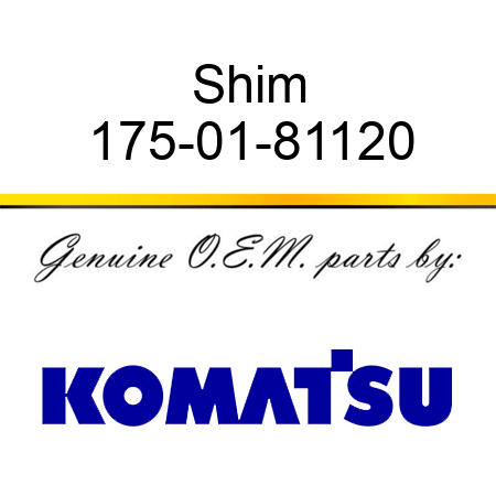 Shim 175-01-81120